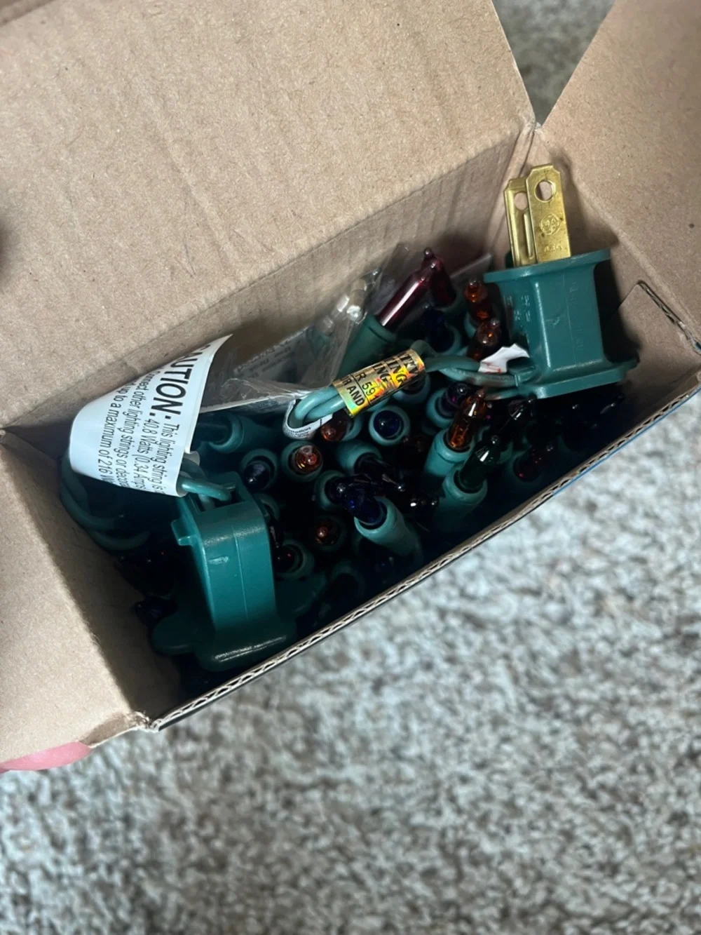 GE Multicolor 100-Count Miniature String Lights (non-LED)